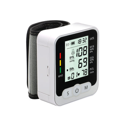 💓 Digital Blood Pressure Monitor – Wrist Cuff | Auto Measurement with LCD Display & Memory Recall My Store